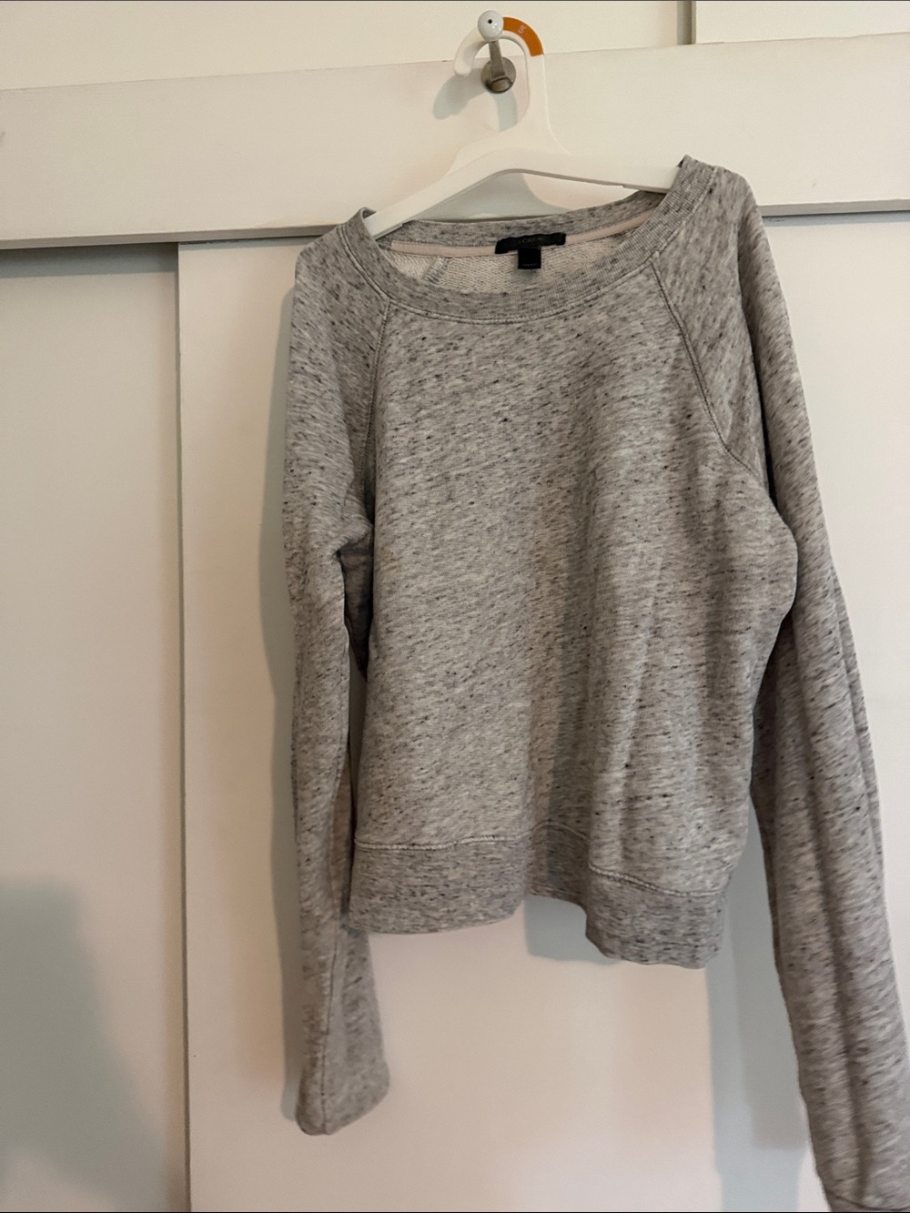 J. Crew Light Heather Gray Crewneck Pullover